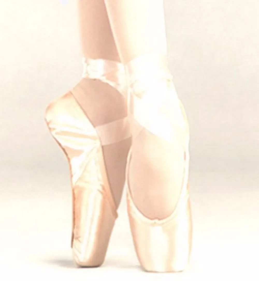 WENDYWU/Обувь для девочек на каждый день; шелковые балетки детей и взрослых Балетные пуанты танцевальная обувь пуанты розовый size34-44