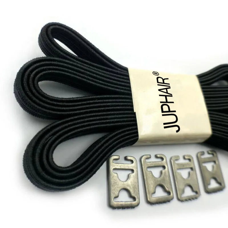 JUP 1-50 Pair Lock Laces Elastic No Tie Shoelaces Black Adult Kids Sneakers Metal Buckle Shoelaces Sport Athletic Laces Strings