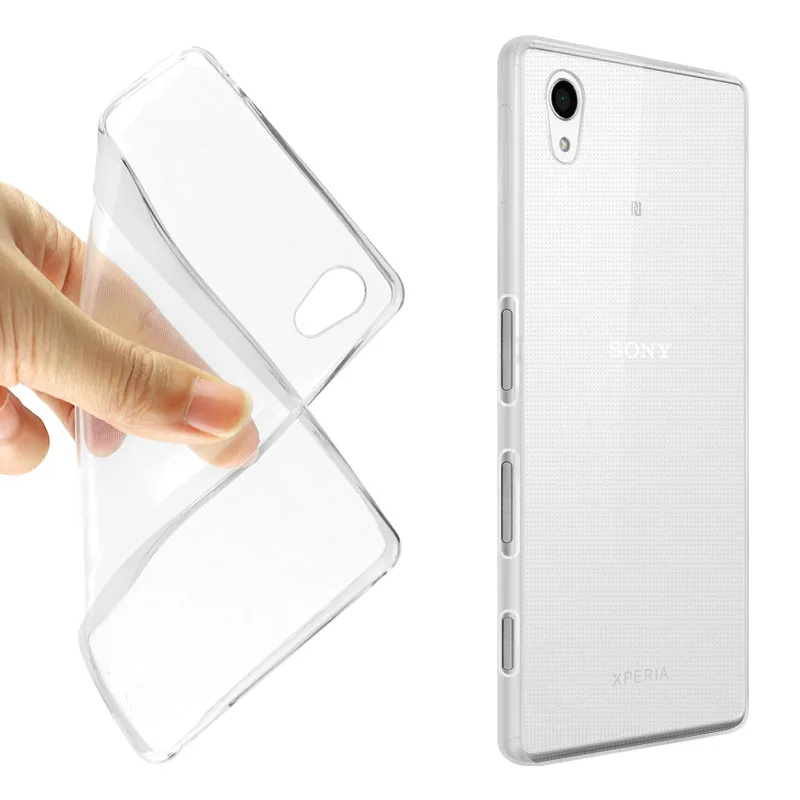 Чехол для Sony Xperia XA Ultra силиконовый прозрачный Оригинальный чехол из ТПУ C6 тонкий