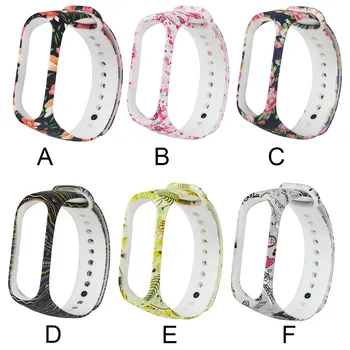 

Fashion Adjustable Soft Printing For Xiaomi Mi Band 4 Unisex Silicone Bracelet Strap Wristband For Watch Replacement Band