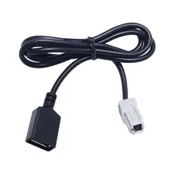 5 шт. Car Audio Вход Media провод данных оригинальный разъем USB адаптер для Toyota RAV4 Camry Corolla Prius venza Tundra Yaris