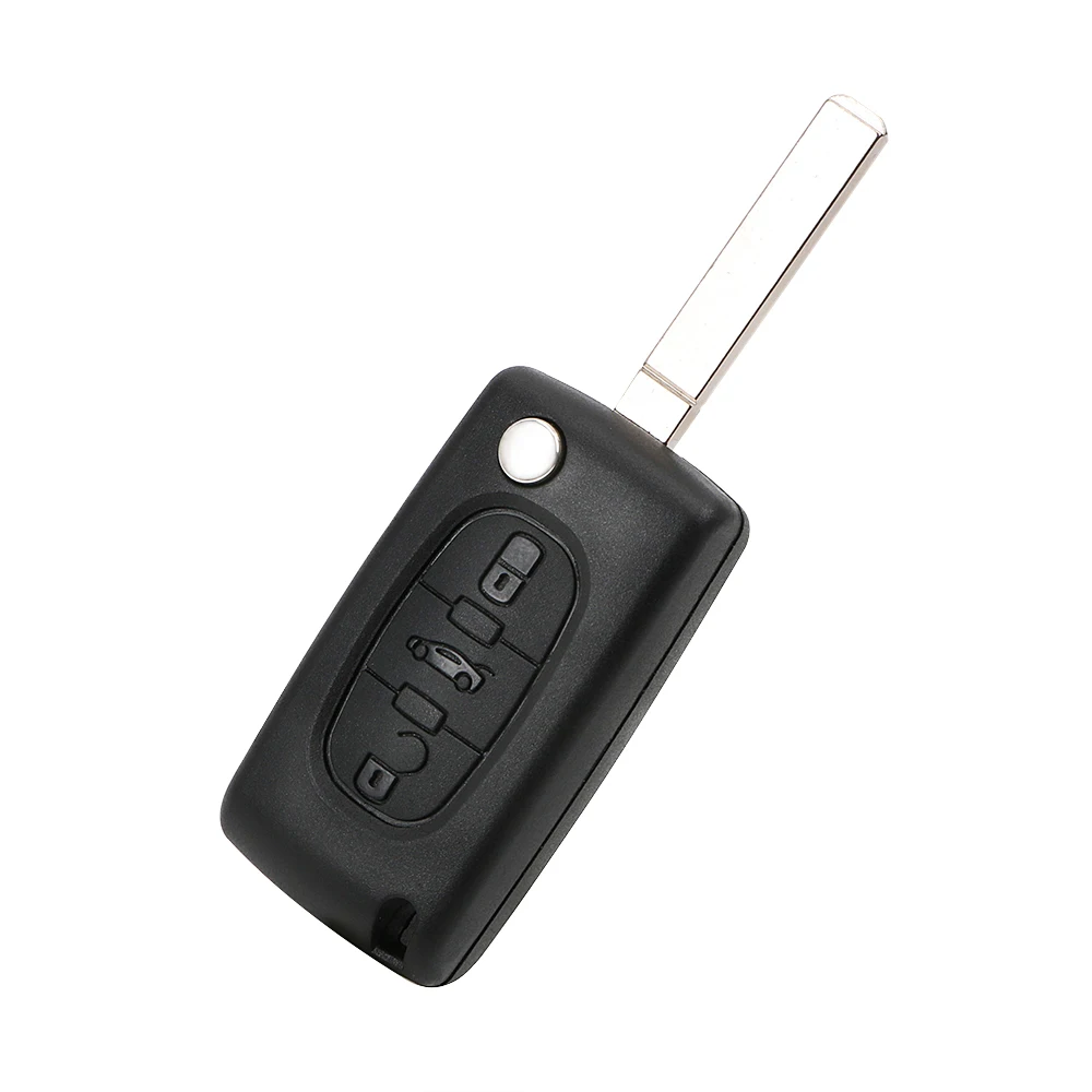 

3 Buttons Key Cover Replacement Car Key Car Styling Remote Key Shell Case Flip Folding Fits for Citroen Berlingo or Dispatch