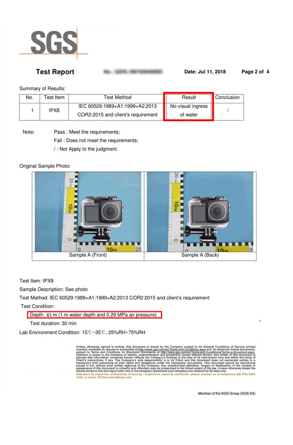 61 м Водонепроницаемый Чехол Набор для Dji Osmo аксессуары для действий Серфинг Дайвинг Подводный корпус коробка для Dji Osmo экшн чехол