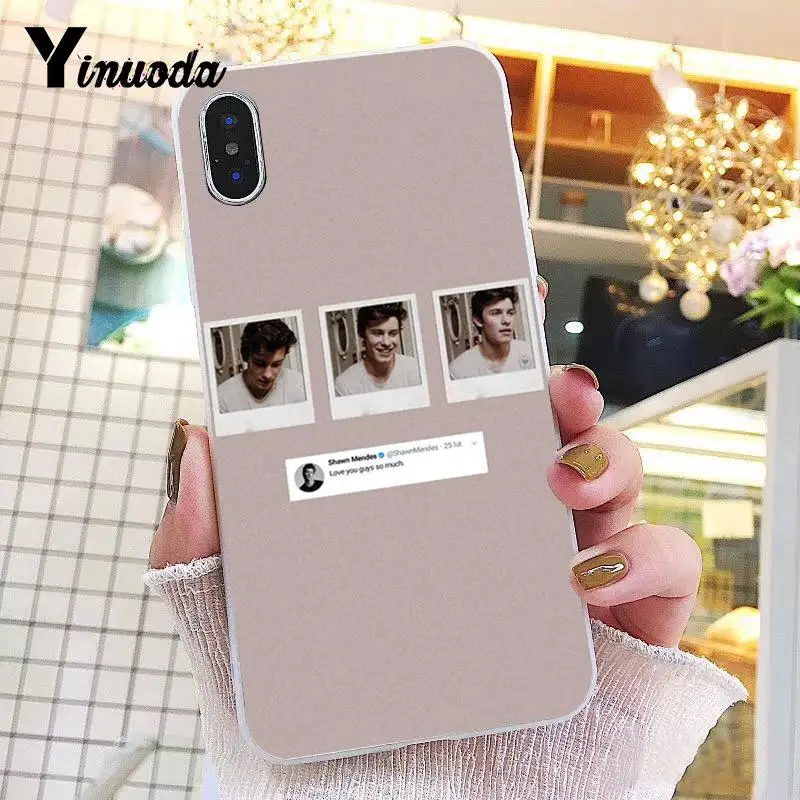 Yinuoda Shawn Mendes Новинка чехол для телефона Fundas чехол для iPhone 8 7 6 6S Plus X XS MAX 5 5S SE XR 10 чехол s Fundas Capa