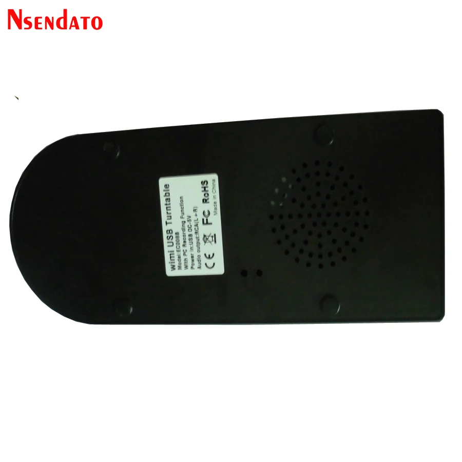 Player de Áudio para Mp3 lp para 33 Portátil Mini Multifuncional 2.0 Disco Giratório Vinil - Wav cd Conversor 45prm 3.5 Usb - Image 4