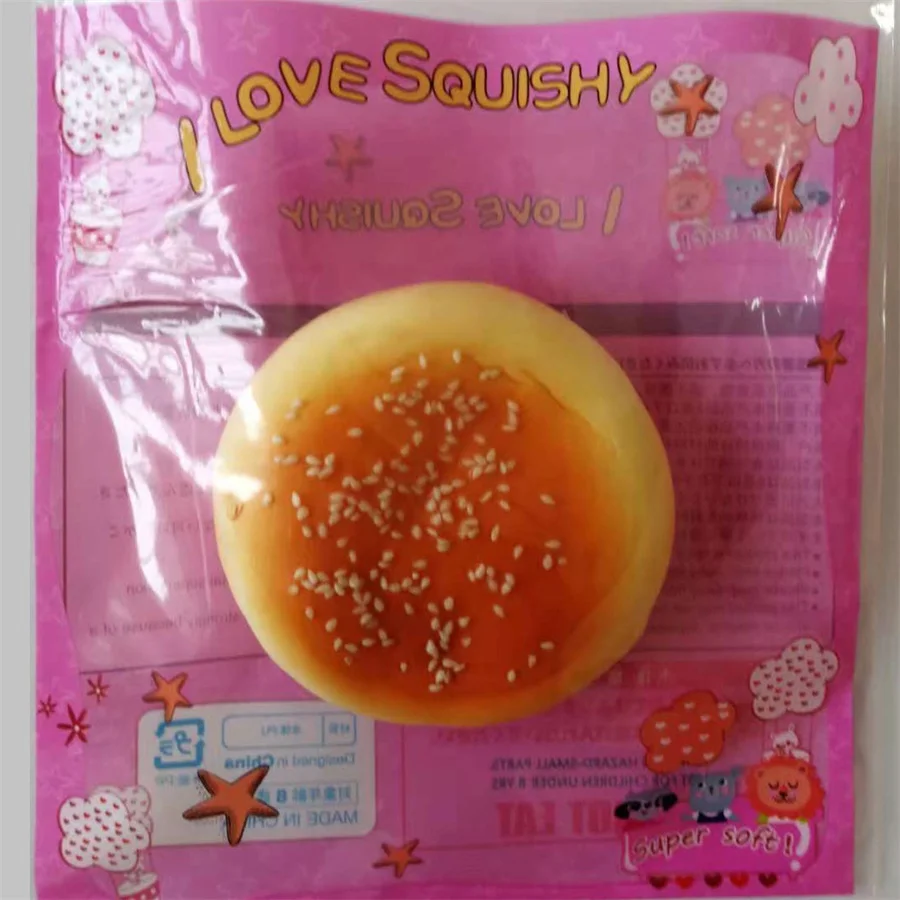 squishy simulate bread food stress relief squeeze toy kawai slow rising soft stuffed free beautiful gift bag