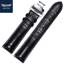 JEAYOU New High Quality Genuine Leather Watch Strap Watch Band For Tissot Le Locle1853 T41 18/19/20/21/22mm WatchBand For Men