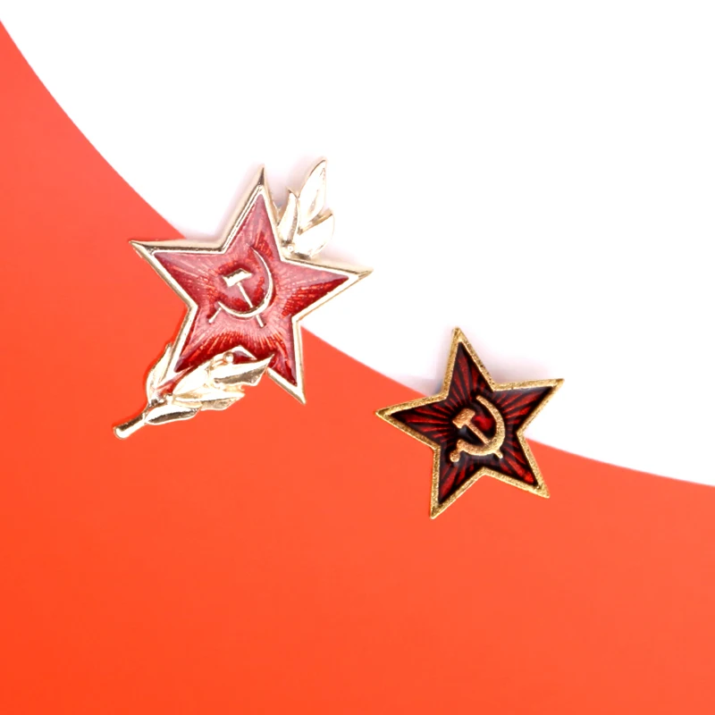 Nengdou J8 флаг СССР значок советской российской военной ордены медаль Военная Красная звезда СССР Национальная эмблема булавка брошь