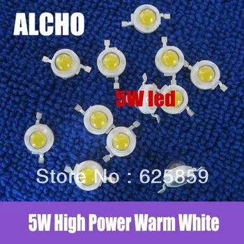 

5W Warm White High Power LED Chip Light not pcb 10pcs/lot
