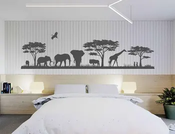 Wild Animals Landscape Vinyl Wall Decal Safari Bedroom Decor African Animals Wall Decal Africa Nature Sunset Wall Decor 3115
Wild Animals Landscape Vinyl Wall Decal Safari Bedroom Decor African Animals Wall Decal Africa Nature Sunset Wall Decor 3115