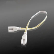 20 cm de comprimento acessórios plugue elétrico tomada adaptador de terminal Conector do cabo de luz de iluminação LED T5 montagem/conector do tubo T8