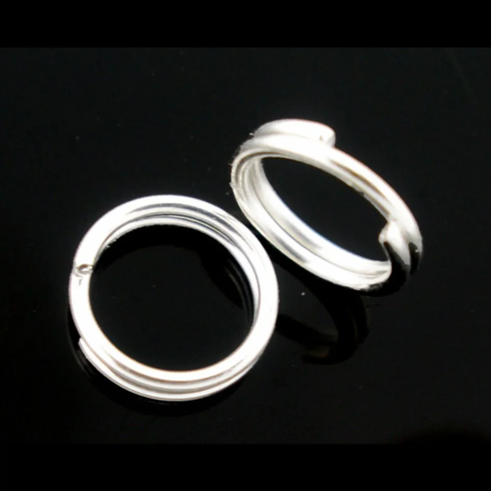 DoreenBeads 150 шт. посеребренное двойное кольцо с петлей диаметр 8 мм. Результаты |