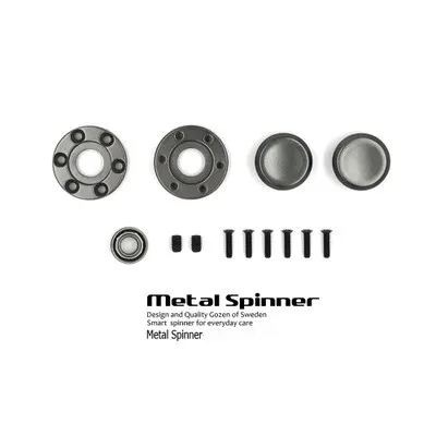 DIY сборка ручной Спиннер металлический EDC Спиннер Tri-Spinner цинковый сплав креативный антистресс помощи AnxietyToy лучшие подарки - Цвет: Gray