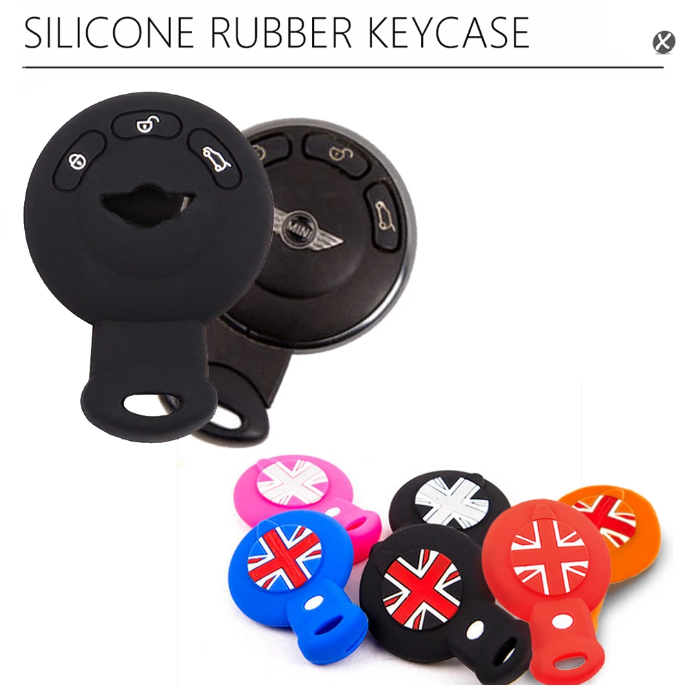 

Remote Keyless Fob Silicone Protect Key Case Cover Holder for Mini Cooper Hatch Clubman Countryman R56 R55 R57 R58 R59 R60 R61