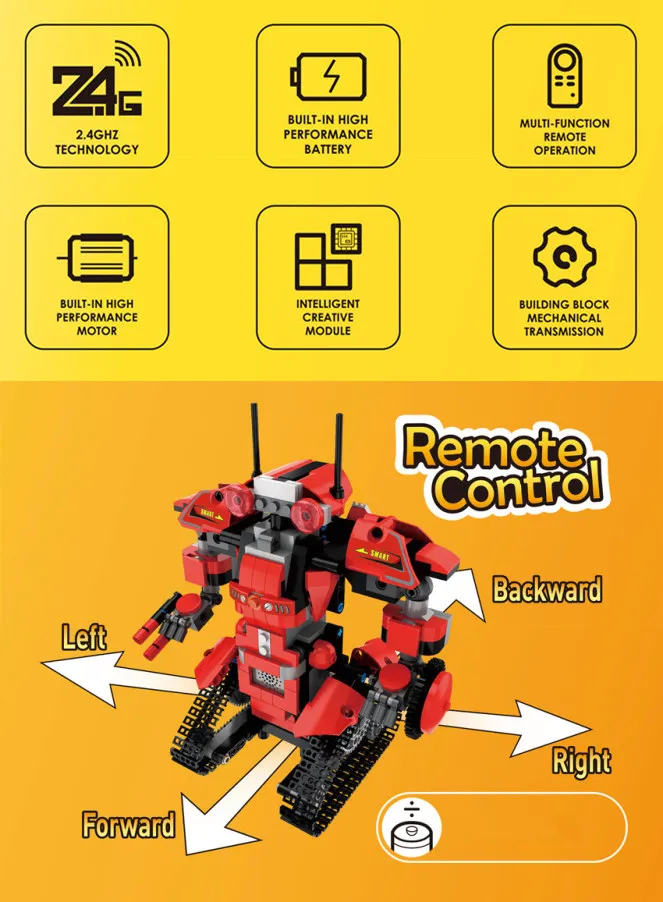 جديد RC تتبع عن بعد التحكم صالح legoings تكنيك الذكية روبوت دفعة قوة المحرك وظيفة DIY بناء كتل الطوب لعبة طفل الصبي