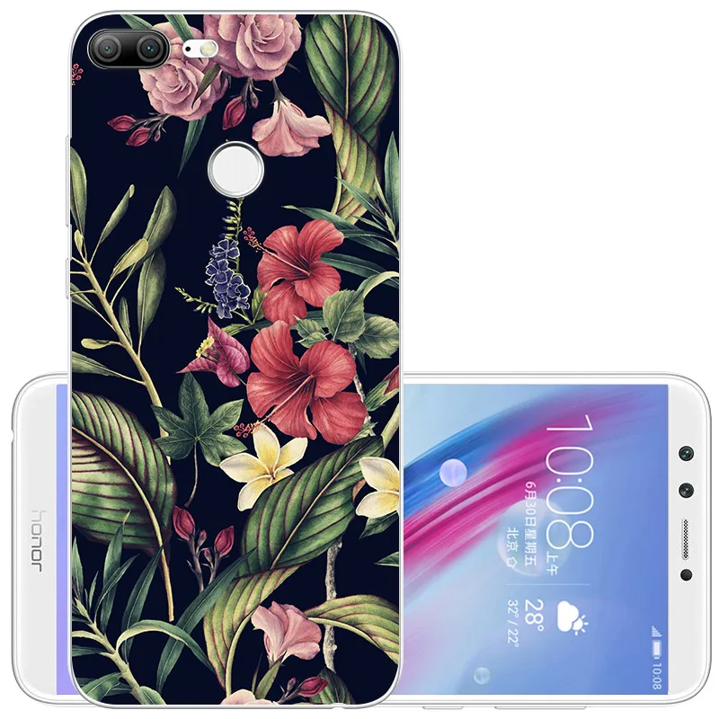 Чехол для Huawei Honor 9 Lite 5 65 дюйма силиконовый чехол lite мягкий из ТПУ с рисунком