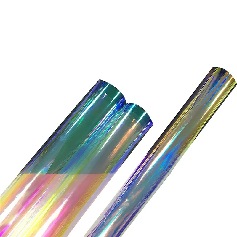

Lychee Life A4 Transparent Vinyl PVC Fabric Laser Fake Leather Fabric DIY Sewing Material for Handmade Crafts