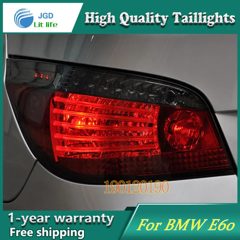 JGD новый стиль для BMW E60 520i 523li 525i 528i задний фонарь 2004 2010 светодиодные задние фары DRL
