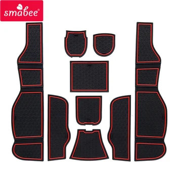 

smabee car Gate slot mats For Mercedes Benz CLA C117 W117 2014 - 2018 180 200 220 250 AMG Interior Accessories Door Groove Mat