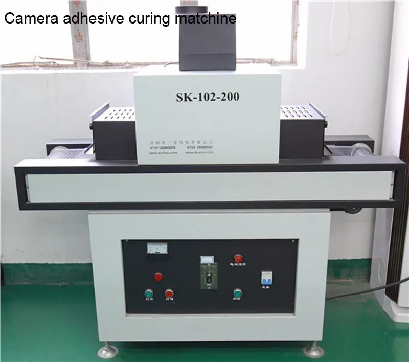 Camera adhesive curing matchine