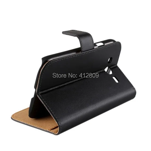 Роскошный черный Чехол-бумажник из натуральной кожи для книг, умные покрытия, чехол для samsung Grand Neo Lite i9060 с держателем для карт Credi