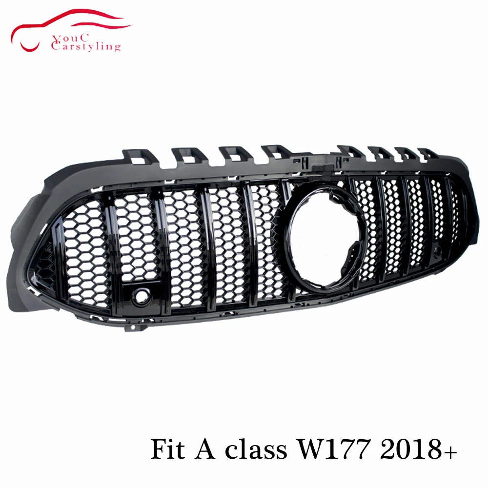 Новый класс A W177 V177 передний бампер GT сот гриль AMG сетка для Mercedes 2019 2020 A180 A200 A250 A45