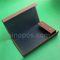 StackBook Full Cover, fabric samples cards holder textile material binding sleeve swatch stack book leather fold display binder 1