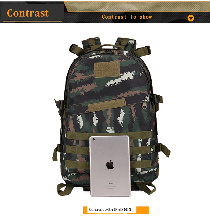 40L 3D Outdoor Sport Military Tactical climbing mountaineering Backpack Camping Hiking Trekking Rucksack Travel outdoor Ba (9)