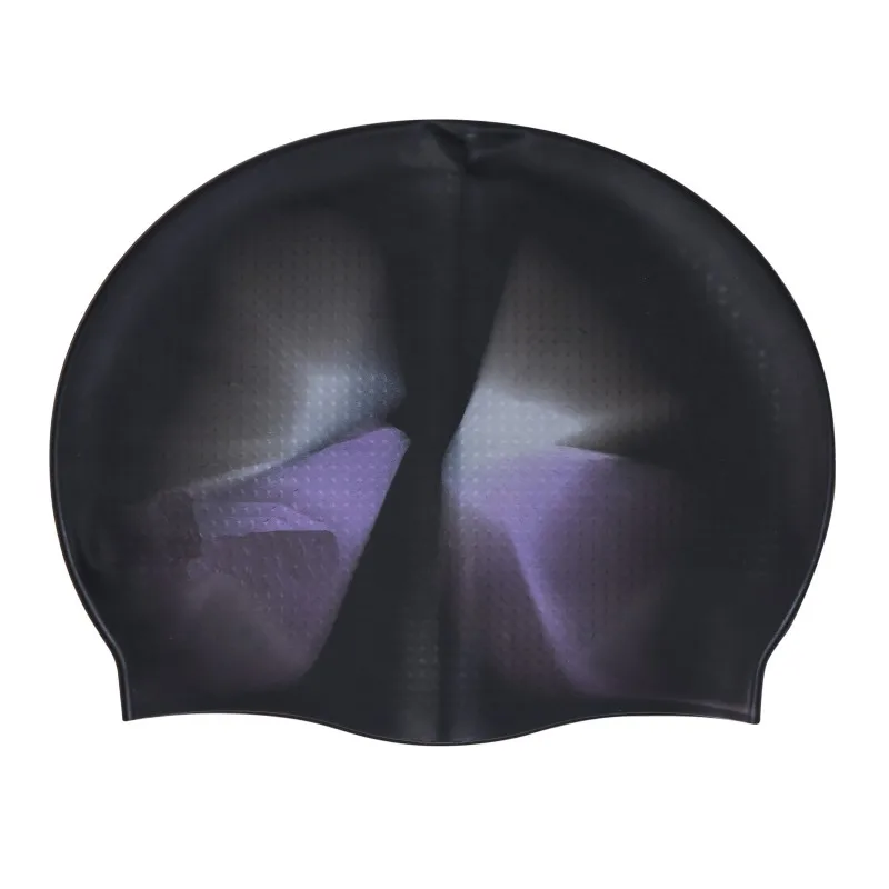 

Swimming Cap Free Size Adult Anti-slip Elastic Waterproof Silicone Fabric Protector Ears Long Hair Sports Swim Pool Hat