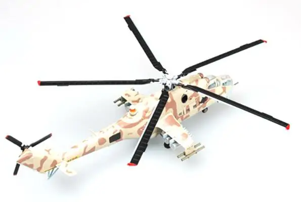 Русский Mil Mi-24 задних вертолет 1/72 diecast easy model