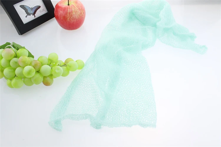 Мохеровый мягкий детский реквизит для фотосессии новорожденный шарф ручной работы 40*60 см пеленальные аксессуары 12 цветов