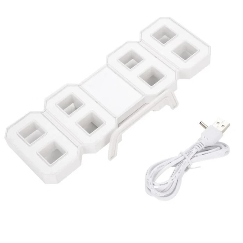 Простые Модные 3D Настольные Цифровые Часы светодиодный электронные часы usb вставные настенные стерео часы функция повтора