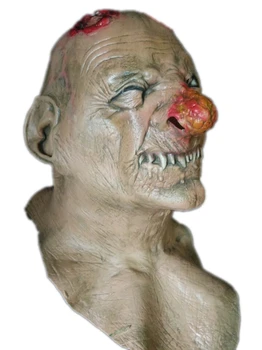 

Realistic Zombie Latex Mask Scary Bloody Full Face Head Masks Halloween Adult Costume Horror Masquerade Party Cosplay Props