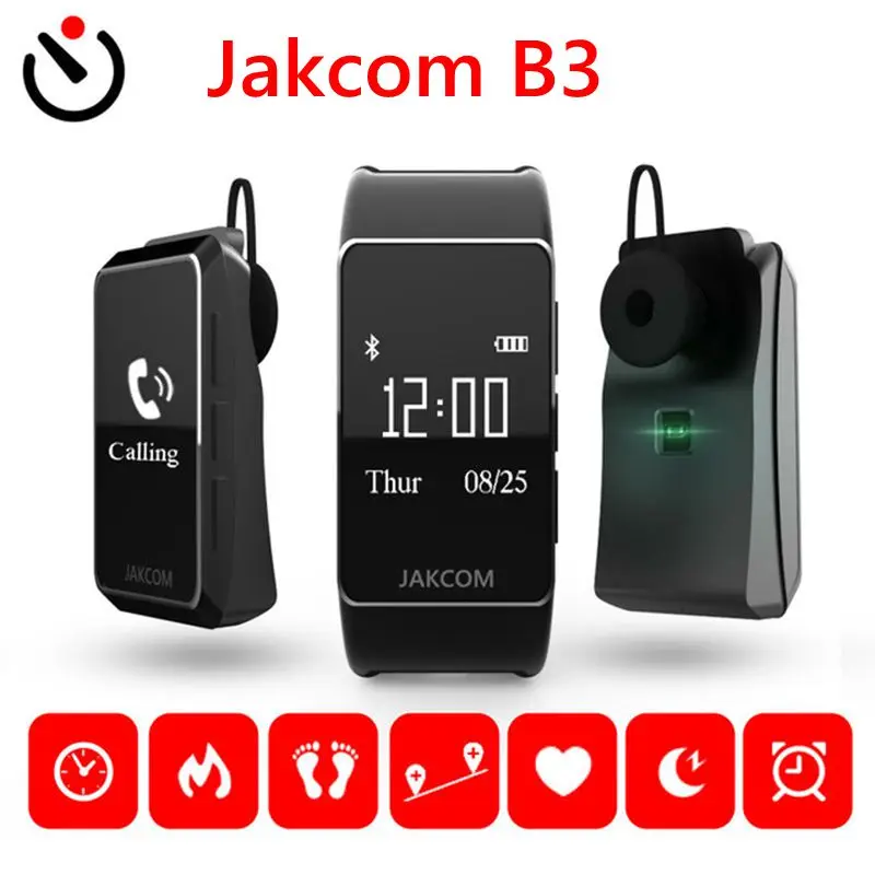Смарт-браслет B3 Bluetooth наушники беспроводные вызова монитор сердечного ритма