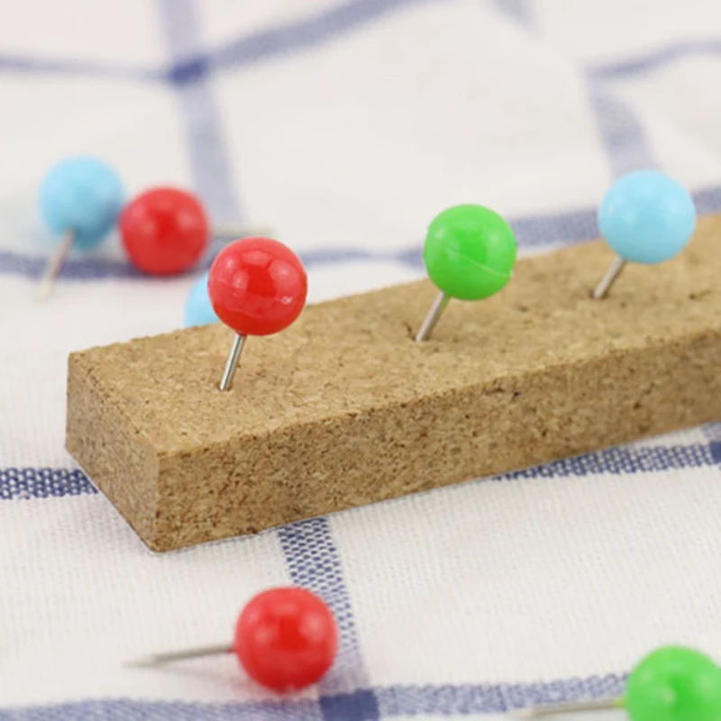 Пачка Бесплатная доставка скрепки связующего клип push pin три цвета Канцелярский