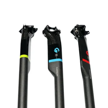 

New ASIACOM Road/Track/Fixed Gear/Mountain bike gloss+matt 3K full carbon fibre bicycle windreaver racing seatpost MTB Free ship