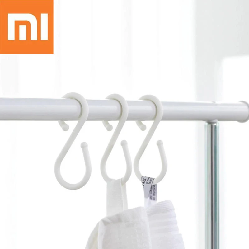 10 шт. Xiaomi mijia S Тип двойная головка крюк вешалка галстук ремень крючок для ключей