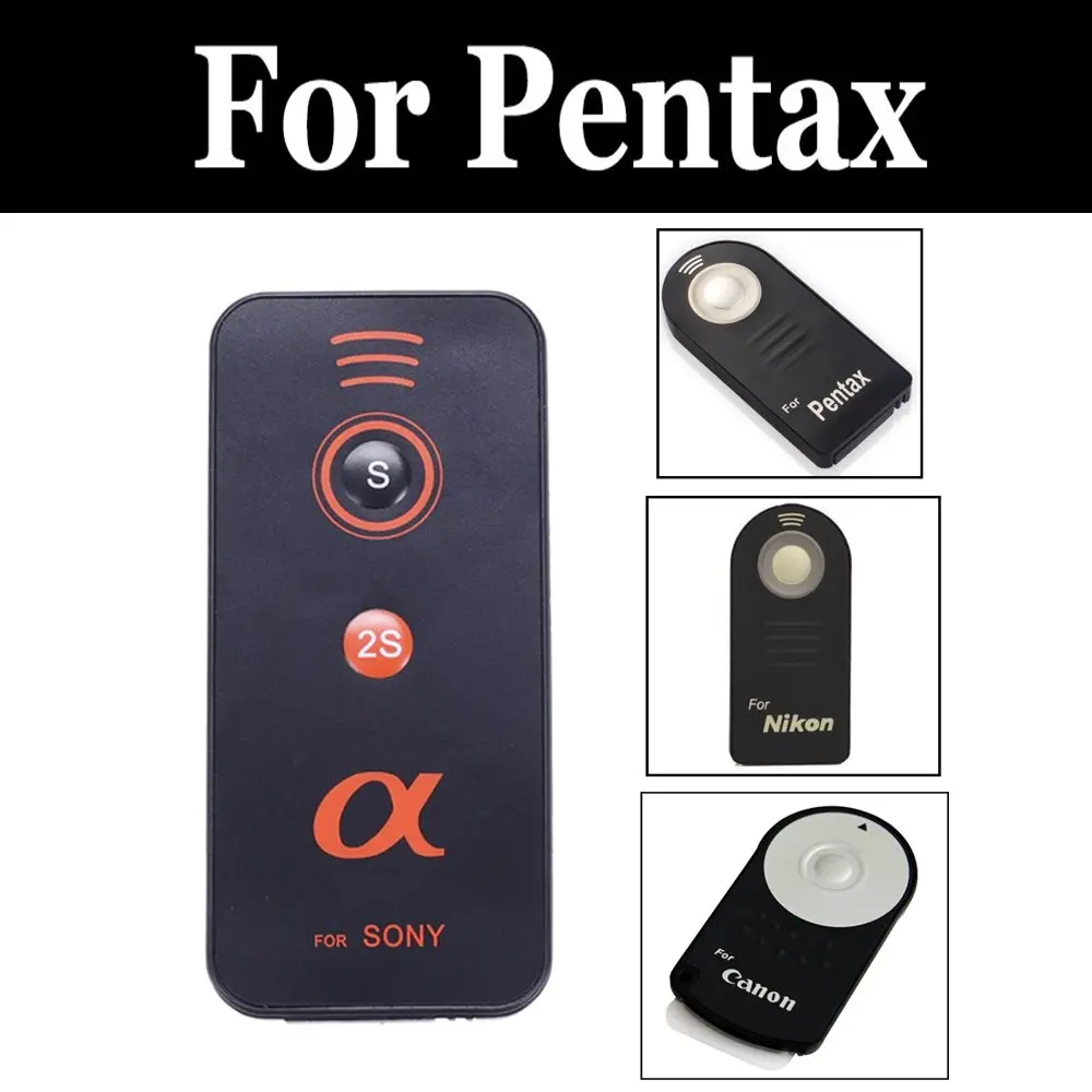 Ir Wireless Infrared Shutter Remote Control Selfie Tool For pentax 645d 645z Efina Kp Kr Ks1 Ks2 Mx1 Q Q10 Q7 Q-S1 X-5 X90 Xg-1 |