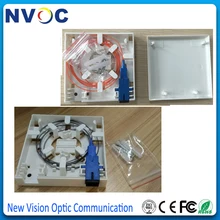 50 шт./лот, 86 информации патч-панель 86 Настольный ящик включая 1 шт. SM, SX, 0,9 мм, 1 м, SC/UPC косички+ 1 шт. SM SX SC/UPC волоконный адаптер