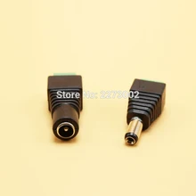 5 пар 2,1x5,5 DC мощность мужской/2,5X5,5 Женский DC разъем питания Jack адаптер Разъем для камеры видеонаблюдения светодиодный светильник