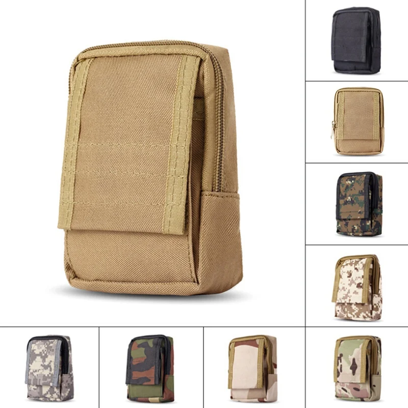 

Tactical Bag Waist Bag Military Equipment Molle Pouch Practical Key Coin Case Emergency Kits Outdoor Zipper Waist Pack