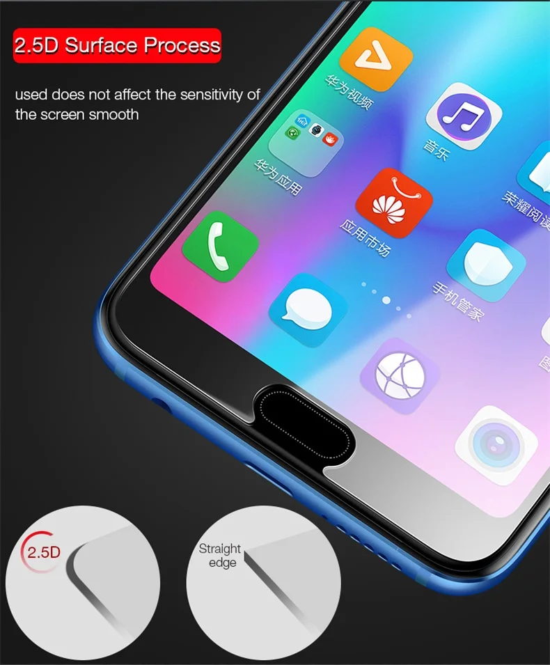 Tempered Glass screen protector   for Huawei P30 P20 Pro Honor 10 9 8  (4)