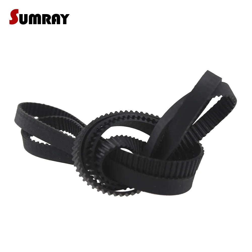 2GT Rubber Gear Belt GT2 860/900/930/1000/1140/1250/1350/1360/1524mm Length Conveyor Belt 6/10mm