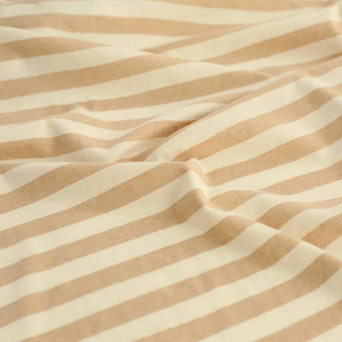 Xinjiang Natural Organic Cotton Stripe Color Cotton Knitted Fabric for