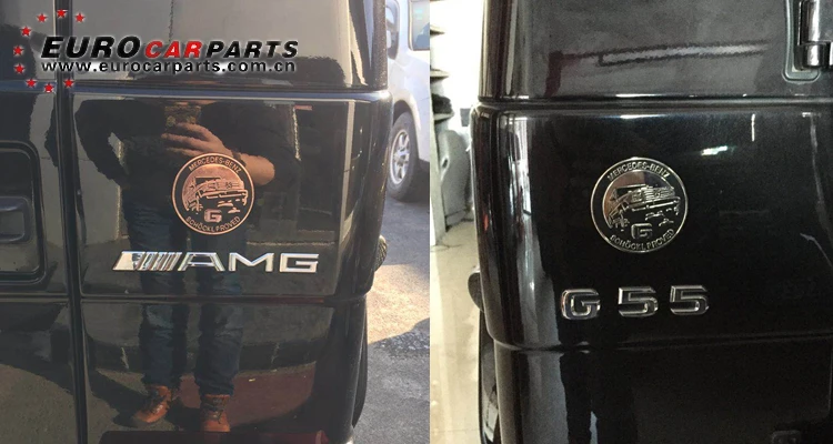 Stainless Steel G Class  G500 G550 G350 G63 G65 35th Anniversary embelms  (8)