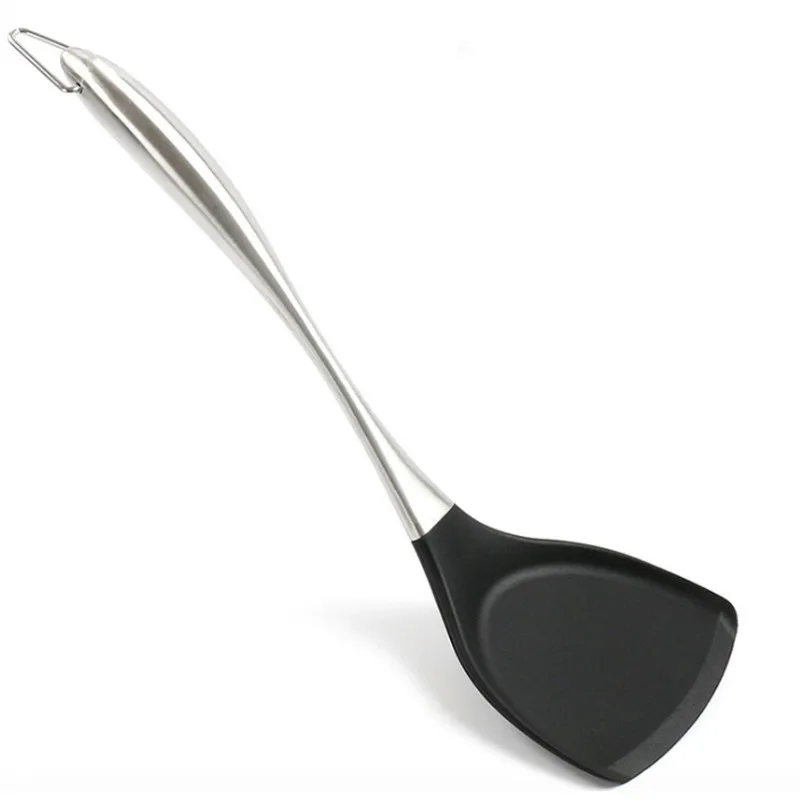 LeeQian Silicone Spatula Premium Solid Non Stick Heat Resistant Pancake