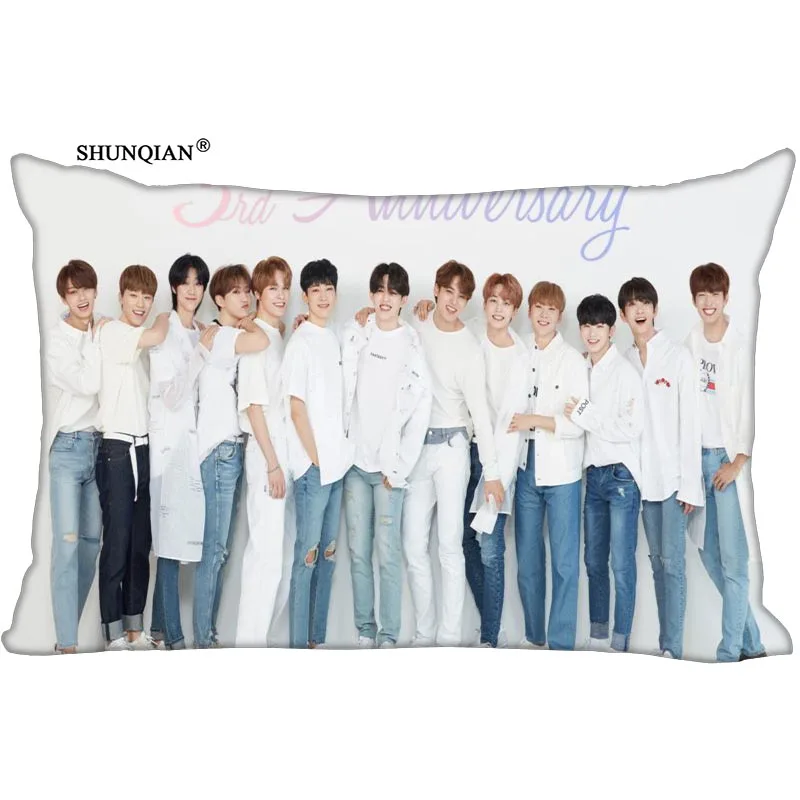 Наволочка прямоугольная с принтом KPOP модная декоративная атласная Подушка