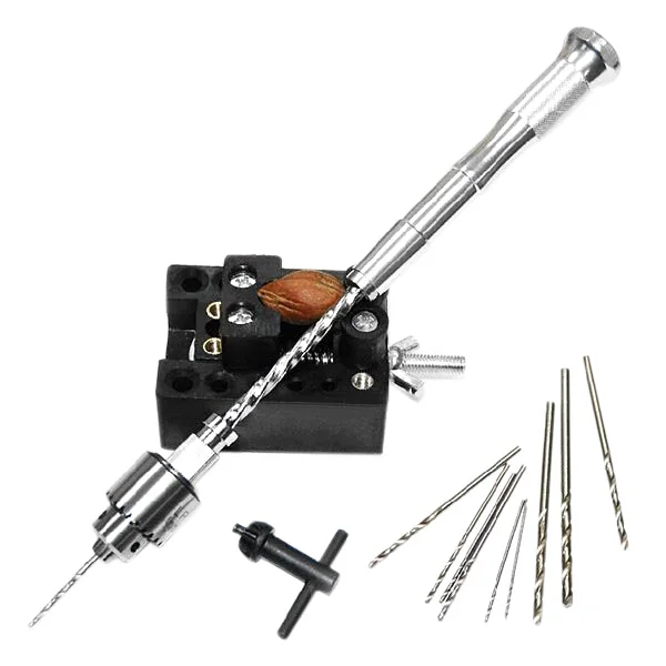 Semi Automatic Mini Hand Drill with 10 Twist Chuck Clamping 0.3 4 0 Mm