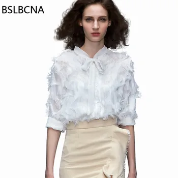 

European 2020 Blusa Feminina Summer Autumn New Shirt Female Fashion Womens Tops And Blouses Chiffon Long Sleeve Clothes A292