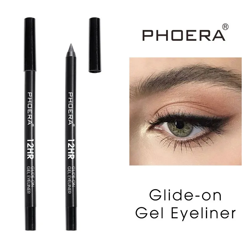 PHOERA 1PCS Eye Liner Pencil Waterproof Long-lasting Pigment White Color Eyeliner Pen Eye Cosmetics Makeup Tools maquiagem TSLM1